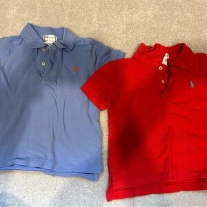 Polo by Ralph Lauren Kids Shirts - Light Blue and Bright Red